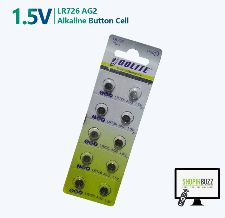 396A AG2 LR726 SR726SW CX59 LR59 SR59 397 Alkaline Button Watch Battery 1.5V | 24/7 Store