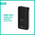 20000mAh Portable Power Bank With PD (22.5W) Fast Charging For All Mobile Phone By Mega Gadget. 