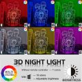 3d Lamp Anime Vampire Knight LED Night Light for Kid Room Decor Nightlight Birthday Gift Manga Vampire Knight Acrylic Night Lamp. 
