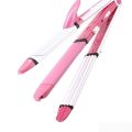3 in 1 Original 1291 Professional Hair Straightener Hair Curler Roller Crimper Rapid Warming Hair Styling Tool Beauty Set Rod For Women 30 Sec Fast Ready Straightening Curler Styler Machine Genuine Multi Function 1291 Straighteners Rollers Crimpers. 