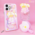 [Glamorous] Apple 15 Phone Case Applicable 12/13 Magnetic Matte Laser iPhone14Promax Magnetic Bracket. 