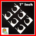 1" Inch Pvc Pipe Fitting Clamp Clip Nail Type U Pvc Clamp. 