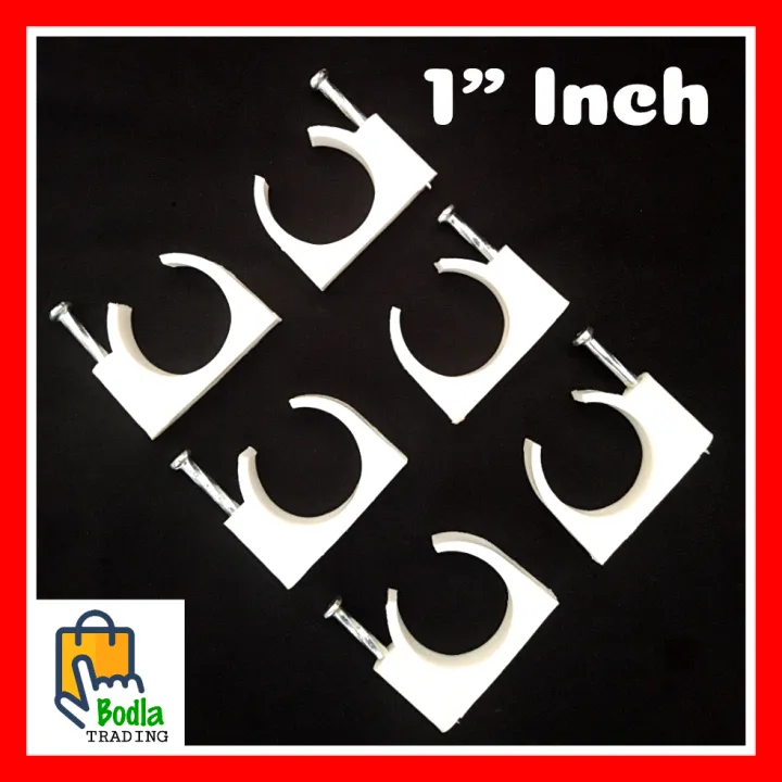 1"%20Inch%20Pvc%20Pipe%20Fitting%20Clamp%20Clip%20Nail%20Type%20U%20Pvc%20Clamp%20-%20Image%203