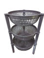 3 Layer Plastic Vegetable Rack Kitchen Storage Organizer Durable PP Material. 