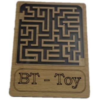 Wooden Labyrinth Game for Kids Rolling Ball Maze Toy Balance Board Game Toy Early Education Toy