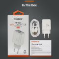 FASTER FC-58 Fast Charging Wall Adapter 18W Qualcomm QC 3.0A By Apna e Bazar. 