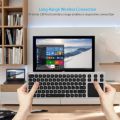 Arteck 2.4G Wireless Touch Keyboard with Easy Media Control and Built-In Touchpad Mouse, Solid Stainless Ultra Compact Full Size Keyboard for TV-Connected Computer, Smart TV, HTPC - Imported from UK. 