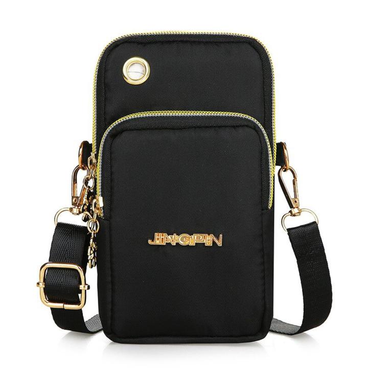 【HOT】 New Balloon Mobile Phone Crossbody Bags For Women Fashion Women Shoulder Bag Cell Phone Pouch With Headphone Plug 3 Layer Wallet