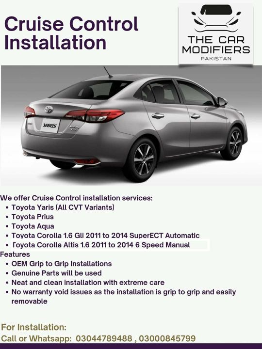 OEM Cruise Control Stick Toyota Yaris, Corolla, Prius, Aqua