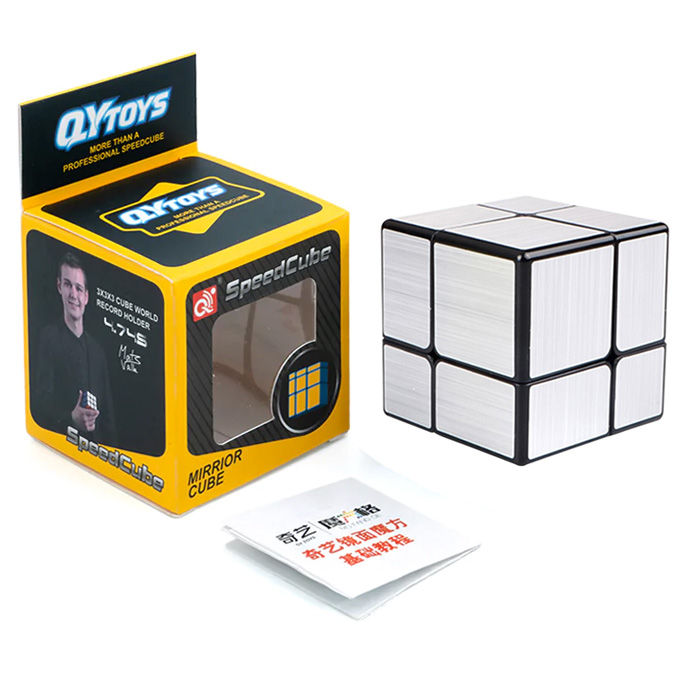 Planet X - Genius Magic Mirror Rubik's Cube 2x2x2 - Silver Challenge
