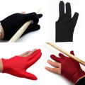 Professional 3 Finger Nylon Billiard Gloves Pool Cue Shooters Snooker Gloves. 