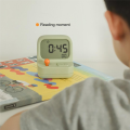 Retro Mini Handheld Game Machine Alarm Clock Kids Cute Digital Clock Multi Function Countdown Snooze Desk Table Clock Easy Install Easy to Use. 