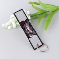 Tokyo Ghoul Keychain Manga Embroidery Key Chain for Motorcycles and Cars Gifts Key Tag Anime Key Chain Key Ring Chaveiro. 