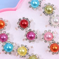 10pcs Children Kids Little Girl Adjustable Jewelry Rings in Box, Random Shape. 