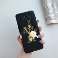 Flower Alphabet Letters Phone Case For Samsung Galaxy S6 S7 S 6 S 7 edge S6edge S7edge Silicone TPU soft Shockproof cover cases. 