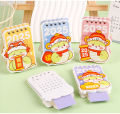 2025 Mini Cartoon Table Calendar Desktop Decoration Creative Coil Calendar Plan Children's Day Gift. 