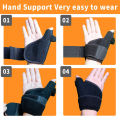 1Pcs Sport Wrist Thumb Hands Protector Support Splint Pain for Ganglion Cyst, Carpal Tunnel, Arthritis, Tendinitis, Tendinopathy. 