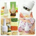 Handy Press Stainless-Steel Vegetable Chopper. 