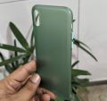 Ultra Slim Fit Matte Back Cover for iPhone X XS with Full Camera Protection. 