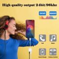USB C to 3.5mm Headphone Adapter Splitter, 2-in-1 USB C Type C Splitter Adapter,USB C Fast Charge and 3.5mm Headphone Audio Jack. 