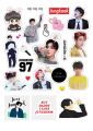 bts jungkook kpop sticker sheet uncut. 