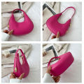 DishyKooker Shoulder Bags For Women Solid Color Trendy Simple Cute Tote Handbag With Zipper Closure. 