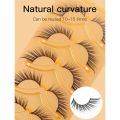 Black Big Eye False Eyelashes Fairy Natural Look Fake Eyelashes Mink Fluffy Strip False Lashes for Women. 