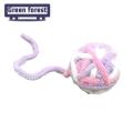 Scratch-resistant Cat Toy Interactive Plush Cat Ball Toy with Bell Scratch-resistant Fun Bright Colors Ideal for Southeast Asian Cat Lovers Cat Toy with Fine Workmanship. 