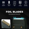 VGR V-353 Professional Electric Ultra Thin Shaver Rechargeable Razor for Face Care Beard Trimmer Reciprocating Blade with USB Travel Shaver, Men's Electric Razor, Electric Shaver - Green 25% off. 