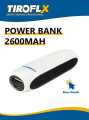 Power Bank 2600 MAH  For All Phones - mullti colour. 