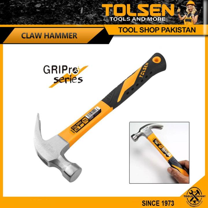 Tolsen ClawHammer (8oz) Grip pro Series
