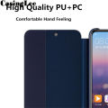 Casinglee For Galaxy A20S Case Smart View Phone Back Cover for Samsung Galaxy A20S Flip Case Window View Flip Leather Phone cases Autosleep. 
