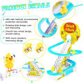 Electric Climbing Stairs - Duck Track Set , Duck Climbing Toy Children Roller Coaster With LED Flashing Lights, Music. 