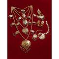 tredional sindhi dhuri set 5 layers. 