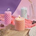 3D Cylindrical Bubble Candle Mold DIY Silicone Soy Wax Candles Decoration Mould Aroma Wax Soap Mold Candle Making Crafts. 