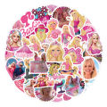 60/120 Barbie Barbie Stickers Decoration Laptop Luggage Handbook Toy Stickers Wholesale. 