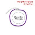 Multicolor Unique Adjustable Iron Chain Anklet Bracelet for Women Summer Beach Thin Chain Ankle Barefoot Y2K Female Foot Jewelry. 