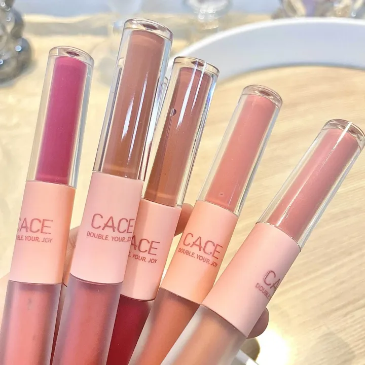 CACE%20Double%20Head%20Lip%20Glaze%20Silk%20Smooth%20Moisturizing%20Lip%20Gloss%20Non%20Stick%20Cup%20Exquisite%20Lipstick%20-%20Image%208