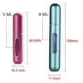 8ml Portable Mini Refillable Perfume Atomizer Bottle With Spray Scent Pump Empty Cosmetic Containers Spray Atomizer Bottle For Travel. 