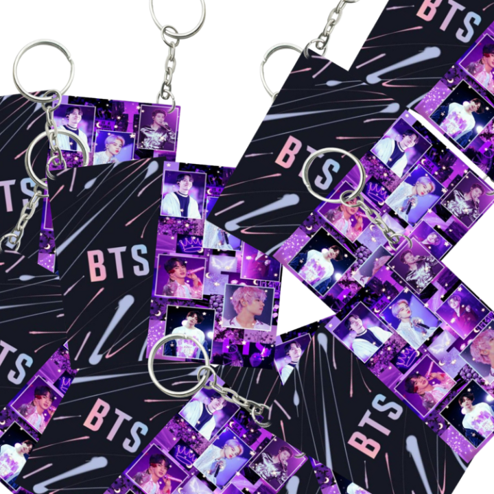Premium BTS Double-Sided Keychain | K-Pop Fan Collectible | Cute Key ...