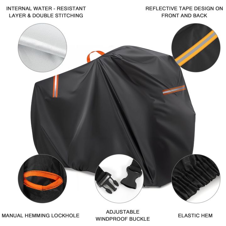 Full Size Scratch & Water Proof CD 70/ 100/ 125 cc Bike COVER Anti Scratch Waterproof & Dust Proof Top