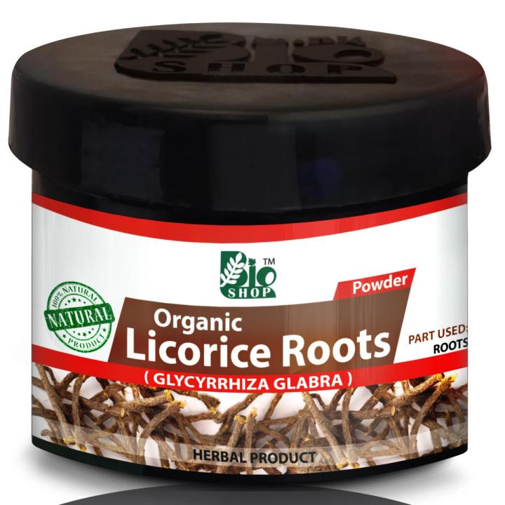 Mulethi Fine Powder | Organic Licorice Roots Best Care Recipes 100% Natural - 100 gm