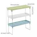 1pcs Plastic Kitchen Rack Seasoning Storage Rack. 