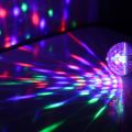3 Watt Disco LED Light Bulb, 360° Rotating Crystal Bulb Auto Rotating (Red, Green, Blue Colour)/ Party bulb. 
