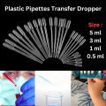 kasheemart - 5ml 3ml 1ml 0.5ml Plastic Transfer Pipettes Droppers 3 to 500 Pcs Disposable Graduated Droppers for E asssential Oils, Perfume Sampling, Resin, Paints, Candle & Soap Making, Makeup, DIY Crafts, Food Colors, Liquid Handling & Science Lab Use. 