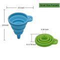 High quality mini Collapsible funnel beautiful foldable oil funnel food grade silicon water funnel/ funnel keef/ peep, kitchen tools, kitchen gadgets. 