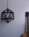 New Hexagon Lamp Geometric Lamp Geometric Light Hanging Light Fancy 2021 New Unique Indoor Outdoor Light For Restaurants, Home, Marquee, Kitchen, Lounge, Iron Pendant Retro Style Industrial Black LED Decorative Decor Decoration Antique Design Wall Ceiling. 