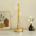 Table Lamp, Modern Curved Acrylic Light, Night Light with Colors Changing, Cordless, Rechargeable Lamp with USB Charging, Home Decor Light for Birthday Christmas Gift (Lamp Strip). 