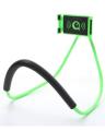 Lazy Bendable Flexible Hang Neck Phone Holder 360 Degree Rotation Mobile Stand - Green. 