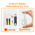 12 in 1 Keychain Multi-Tool, Mini Tool Gear Bottle Opener Screwdriver for Camping Survival Durable Easy to Use. 